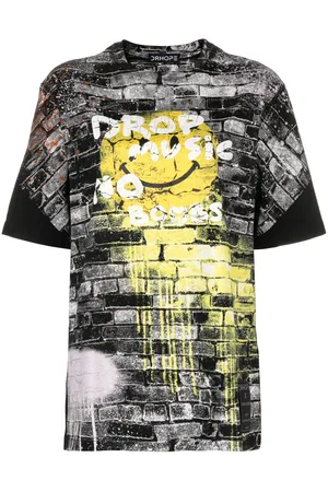 DRHOPE Graphic-print cotton T-shirt