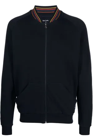 Paul Smith Stripe-detail cotton jacket