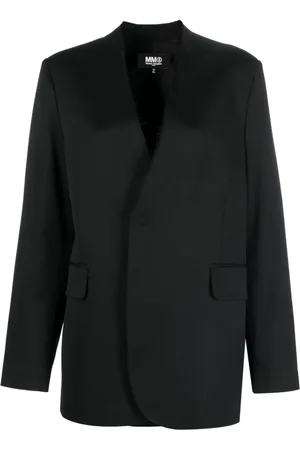 Maison Margiela Collarless single-breasted blazer