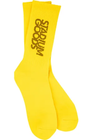 STADIUM GOODS® Ribbed logo "Sunflower" socks