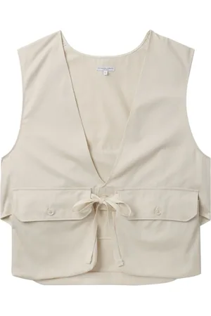 ENGINEERED GARMENTS V-neck cotton vest