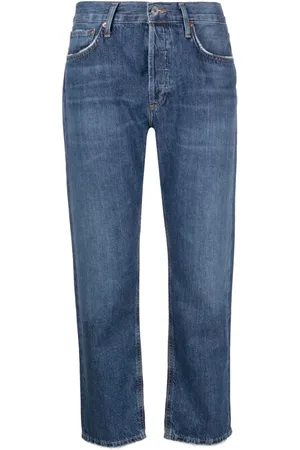AGOLDE Low-rise cropped jeans