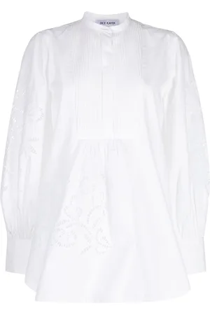 DICE KAYEK Embroidered cotton blouse