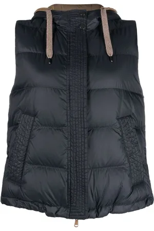 Brunello Cucinelli Quilted hooded gilet