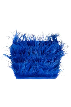 Patrizia Pepe Feather-detailing cropped top