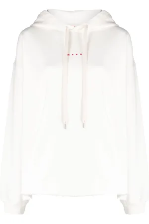 Marni Logo-print cotton hoodie