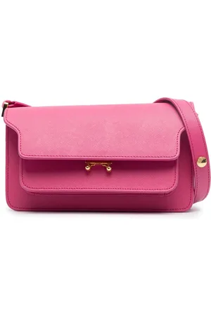 Marni Trunk leather shoulder bag