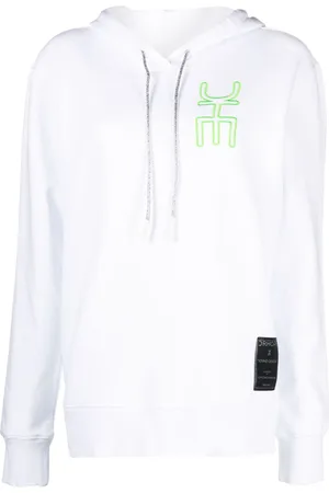 DRHOPE Logo-embroidered cotton hoodie