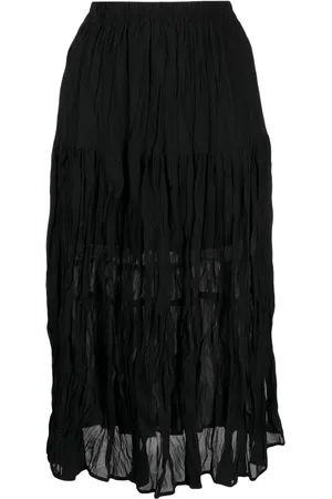 B+AB Pleated long skirt
