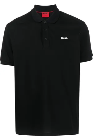 HUGO BOSS Logo-print short-sleeve polo shirt