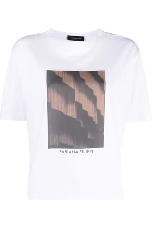 Fabiana Filippi Graphic-print cotton T-shirt