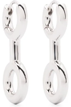 CHARLOTTE CHESNAIS Binary Chain huggie earrings