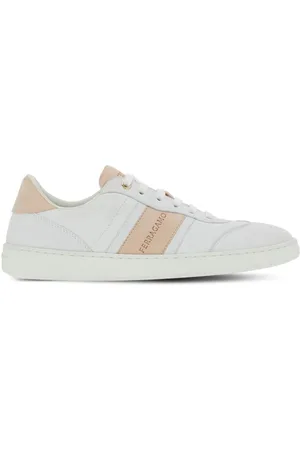 Salvatore Ferragamo Debossed-logo low-top sneakers