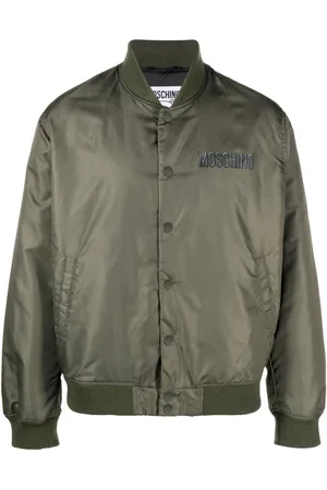Moschino Logo-print bomber jacket