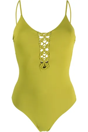 FISICO Braided-detail cut-out swimsuit