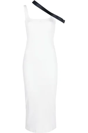 Courrèges Strap-detail midi dress
