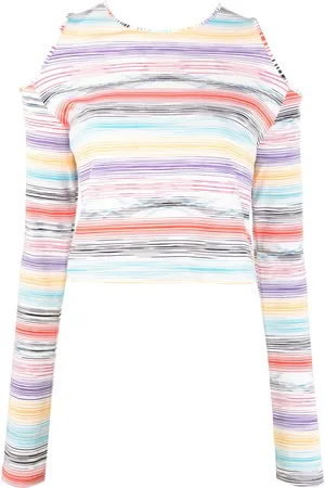 Missoni Stripe-print knitted top