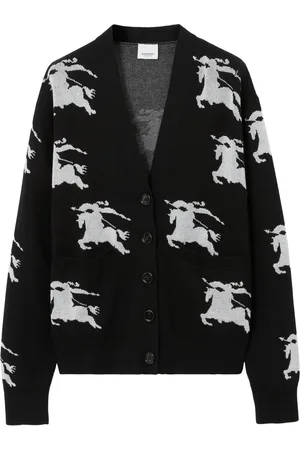 Burberry EKD intarsia-knit cardigan