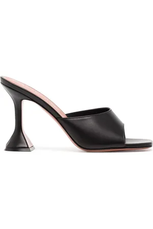 Amina Muaddi 95mm Lupita leather mules