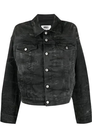 Maison Margiela Crease-effect denim jacket