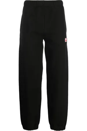 Kenzo Logo-embroidered tapered track pants