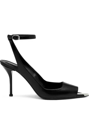 Alexander McQueen Ženy Lodičky - Punk 90mm ankle-strap sandal