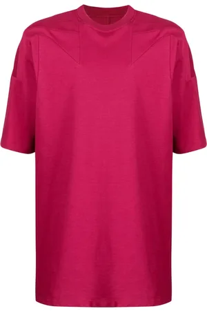 Rick Owens Seam-detail short-sleeved cotton T-shirt