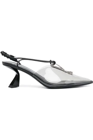 Nensi Dojaka 70mm crystal-embellished pumps