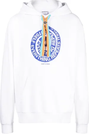 MARCELO BURLON Swirl-print cotton hoodie