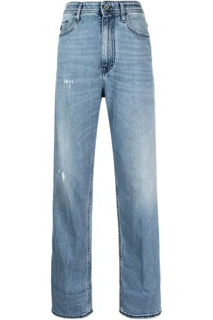 Jacob Cohen Logo-embroidered straight-leg jeans