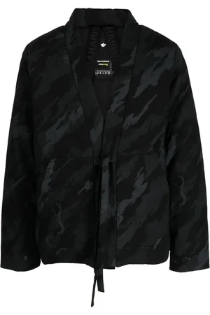 Maharishi Bonsai Forest-print padded jacket