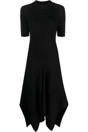 Stella McCartney Asymmetric ribbed-knit dress