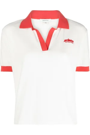 Sporty & Rich X Prince Sporty cotton polo top