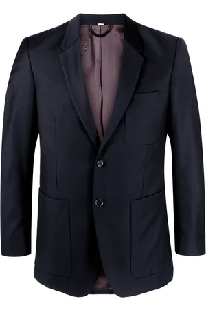 Burberry 2000s notched-lapel single-breasted blazer