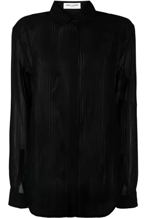 Saint Laurent Ženy Košile - Striped silk shirt