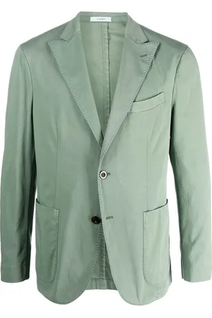 Boglioli Single-breasted stretch-cotton blazer