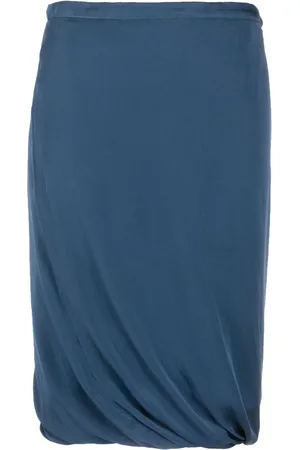 Missoni 2000s draped knee-length skirt