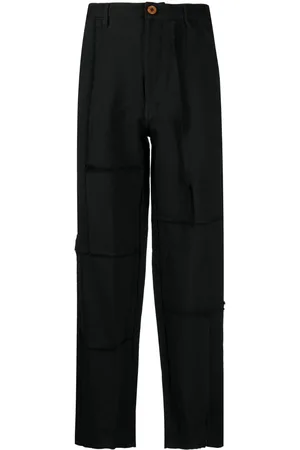Comme des Garçons Exposed-seam straight-leg trousers