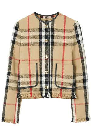 Burberry Checked bouclé jacket