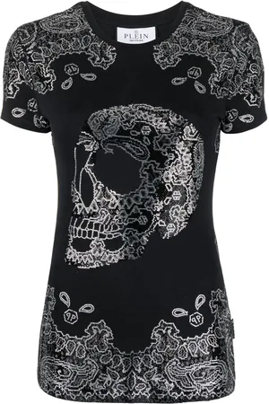 Philipp Plein Bandana rhinestone-embellished T-shirt