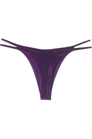 Philipp Plein Crystal-embellished thong