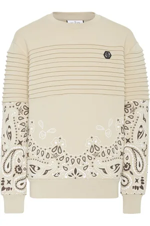 Philipp Plein Logo-embroidered cotton sweatshirt