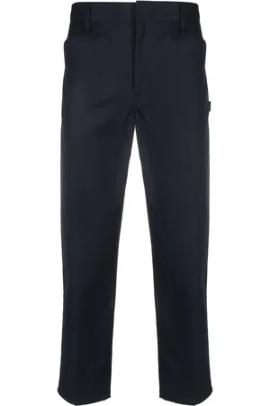 NEIGHBORHOOD Logo-patch cropped trousers
