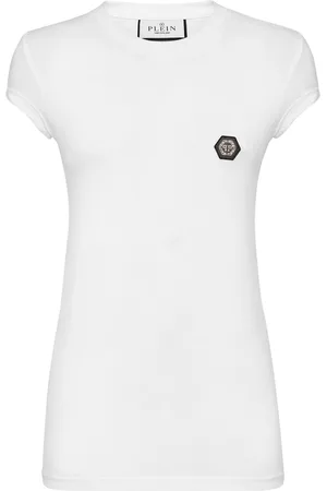 Philipp Plein Logo-patch cotton T-shirt