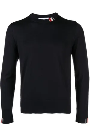Thom Browne Jersey stitch crew neck jumper
