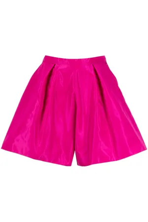 Zuhair Murad Satin-finish high-waisted shorts