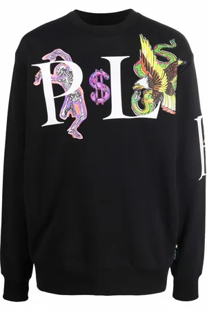 Philipp Plein Graphic-print cotton sweatshirt