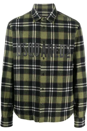 Dsquared2 Plaid-print flannel shirt