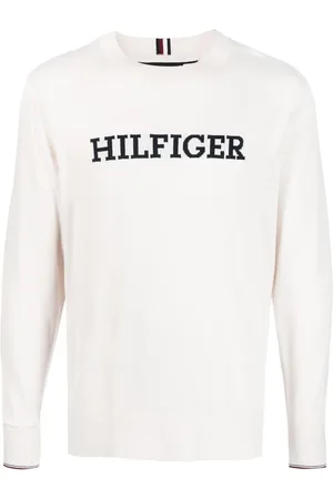 Tommy Hilfiger Logo intarsia-knit cotton jumper