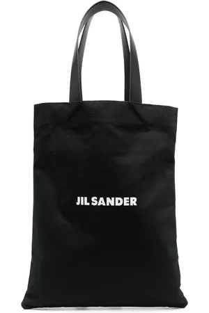 Jil Sander Large logo print tote bag